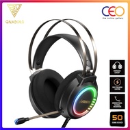 Gamdias EROS E3 Stereo RGB Gaming Headset Exquisite Earcup Facade Design Large 50mm Speakers 3.5mm H
