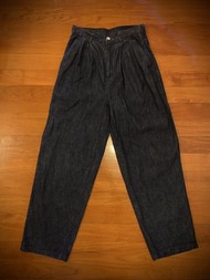 Danton 深藍色高中腰牛仔褲 Jeans / Denim / size: 38
