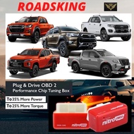 TCAR DIESEL TRITON RANGER VIGO REVO ROCCO D-MAX SUPER CHIP OBD2 NITRO TUNING BOX PLUG &amp; DRIVE