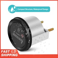 1236V DC AC 6 Digit Accurate Round Quartz Hour Meter Gauge Tester for Truck Engine Hour Meter Hour B