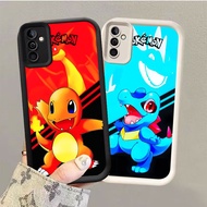 GK-86 X Pokemon Silicone Black White Casing for Samsung A26 FE A17 S25 M17 A25 A35 S24 A34 A24 Ultra