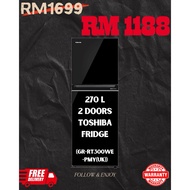 270L 2DOORS TOSHIBA FRIDGE