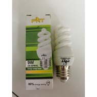 PNT 9Watt E27 Spriral Energy Saving Bulb Warm White