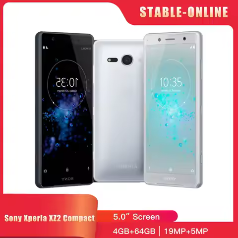 Sony Xperia XZ2 Compact SO-05K H8314 H8324 4G Original Mobile Phone 5.0'' 4GB+64GB Single/Dual SIM C
