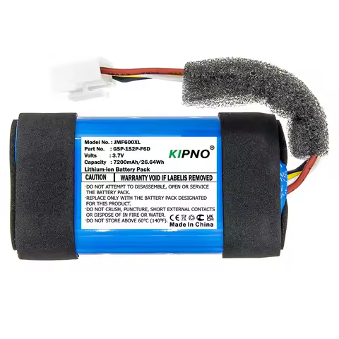 KIPNO 3.7V 7200mAh Speaker Battery GSP-1S2P-F6D For GSP-1S2P-F6D for JBL Flip 6 JBLFLIP6BLUAM JBLFLI