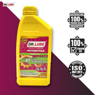 Dr Lube Fully Synthetic 4T Motorcycle Engine Oil SAE 10W-50 API SN JASO MA/MA2-  Minyak Pelincir Mot