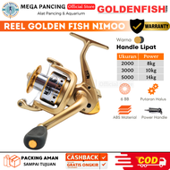 Reel Pancing Golden Fish Nimo 551 5000 Type Spinning Spool Spin 6 Bearing Anti Karat