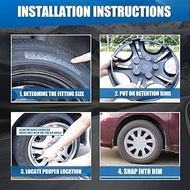 UNIVERSAL CAR WHEEL COVER/CAP DESIGN - 3533 FIT FOR RIM 15'' INCH 4 PCS PER SET *READY STOCK*