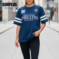 Surplus Ladies Round Neck Over-sized Shirt With Print Oversized T Shirt Woman Cotton T Shirt Woman