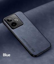 For Oppo Realme GT 7 Car Holder Magnetic Case Leather Texture Phone Case Realme GT 6/Realme GT 6T Pa
