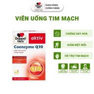 Doppelherz Coenzyme Q10 Cardiovascular Supplement - Supplement CoQ10, Vitamin B, Reduce Fatigue 30 P