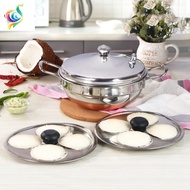 [Induction Support] Stainless Steel Copper Bottom Multi Kadai With Idly Vessel Steamer Pot 8/10/15 I