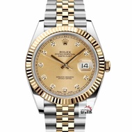 【大眾金時代】ROLEX 勞力士 126333 Datejust 新款蠔式日誌 2018/03 太陽圈 金色十鑽面盤 五珠帶 錶徑41mm 自動上鍊 大眾金時代B1592