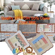 1/2/3 Seater Sofa Cover Cotton Sofa Cover Floor Mat Alas Sofa Lapik Sofa Sarung Sofa