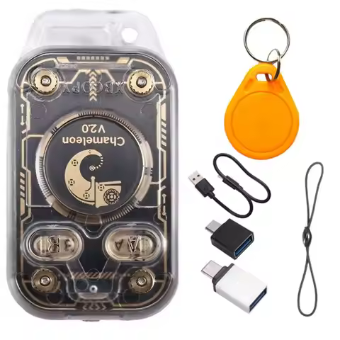 B27B Chameleon Ultra V2.0 RFID Smart Chip Reader Emulator+ 1XUID Keychain NFC Duplicator 125K 13.56M