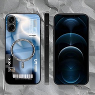 Softcase Glass for Oppo A6X case glossy Oppo A6X Case Oppo A6X Case Glass Oppo A6X case Shockproof [