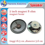 2 inch magnetic Speaker 8 ohm 0.5 watt audio sound radio sound system