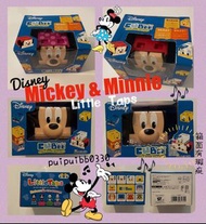 【絕版】Disney Mickey & Minnie Mouse Little Taps Music Toy Figure 廸士尼 米奇 米妮 音樂 拍子拍動 擺設