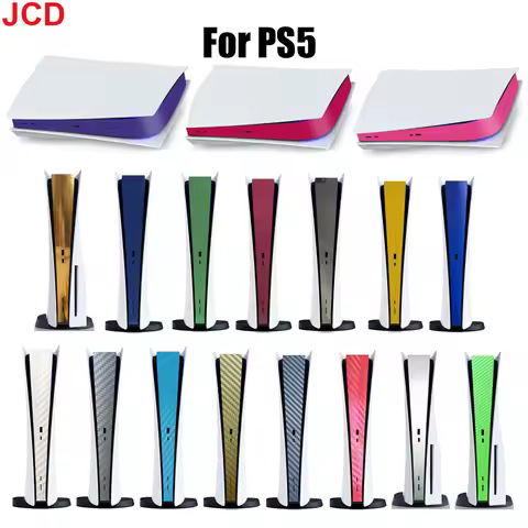 JCD 1set For PS5 Digital Version, CD-ROM Version Console Version Adhesive Skin Decal Protective Film