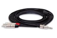 HMR-010Y 3.5 mm TRS to Dual RCA Pro Stereo Breakout Cable, 10 Feet