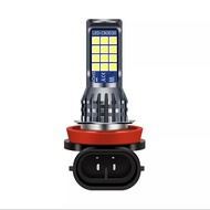 1 คู่ 12V24V มอเตอร์ไซด์ ไฟตัดหมอก LED รถยนต์ 3 สี H4 H7 H8 H9 H11 9006P13W 24 LED สําหรับรถยนต์ หลอ