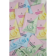LUQFA BEAUTY TONER PAD (BRIGHTENING TONER PAD/ HYDRATING TONER PAD/ EXFOLIATING TONER PAD)