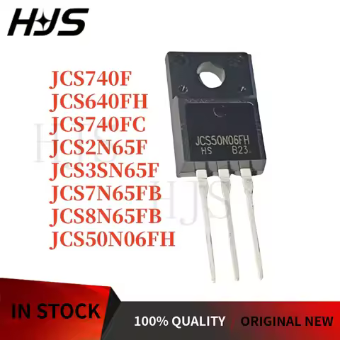 10PCS JCS7N65FB JCS3SN65F JCS50N06FH JCS2N65F JCS640FH JCS740FC JCS740F JCS8N65FB TO-220F Brand New