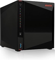 Asustor AS5304T | Gaming Inspired Network Attached Storage | 1.5GHz Quad-Core, Two 2.5GbE Port, 4GB 