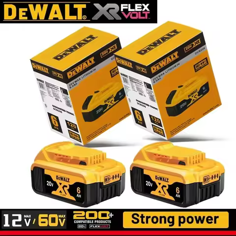 New 20V 6.0Ah MAX 18650 Battery Power Tool Replacement DeWalt DCG406 DCD887 DCF880 DCF860 DCF922 20V