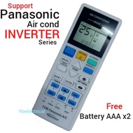 Panasonic Air Cond Inverter Series With Econavi Nano-G Remote Control FREE 2X AAA Battery