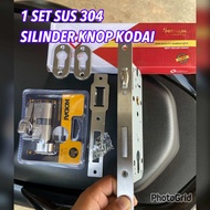 KUNCI PINTU KUPU KUPU KUNCI PINTU PELOR DUTON KODAI KNOB PUTAR/ Promo murah body pelor kayu + silind