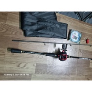 Shimano lure Fishing Rod Combo Set + Horizontal Machine Included: 1 lure Bait + 1 PE Umbrella + Link Lock