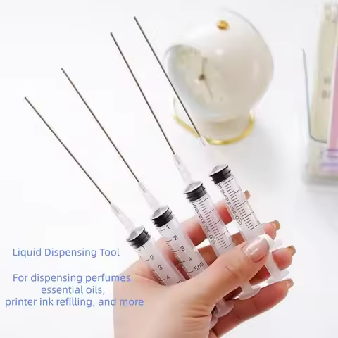 Printer Ink Refill Syringe with Long Needle, 10ML & 20ML Capacity, 1-Pack & 4-Pack Options for Epson