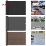UPLUCKEY Sun Shading Sails, 3/5/6M Waterproof Balcony Shade Cloth, Multi-functional Balcony Privacy 