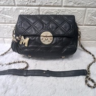 tas wanita second branded preloved kulit asli caviar Metrocity sling