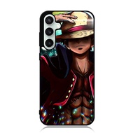 Custom Case Samsung S23 FE Ultra Plus 5G Luffy One Piece AE0743 Hardcase TPU Rubber S5