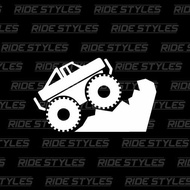 4X4 Sticker (Climbing Truck) OFFROAD