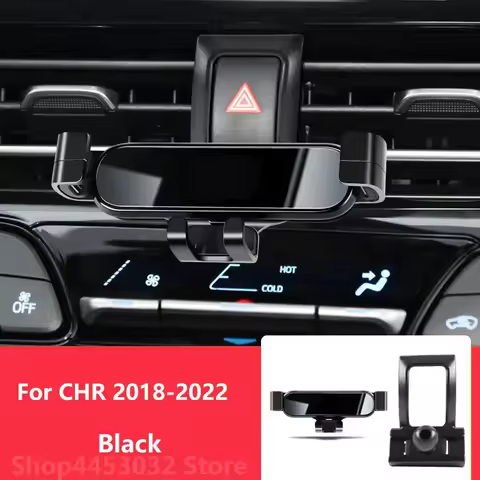 1 Suit Car Phone Holder Base For Toyota CHR C-HR 2018-2023 Air outlet Stand Mounts Gravity GPS Mobil