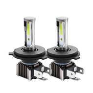 Roadusn ไฟหน้ารถ LED 2ชิ้น H7 H11 H9 H8 9005 9006 20000LM 110W H4สว่างสดใส HB2สูง/ต่ำซัง6000K 12V ปล