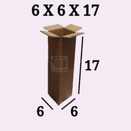 Cardboard Box 6 x 6 x 17