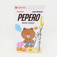 LOTTE PEPERO WHITE CHOCOLATE COOKIE 32 GRAM SNACK COKELAT
