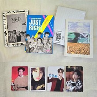 GOT7 專輯 淨專 小卡 albums photocards MAD Just Right Turbulence flight log logbook Departure Arrival