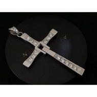 Stainless steel 44 ×78mm Large F&F men's pendant