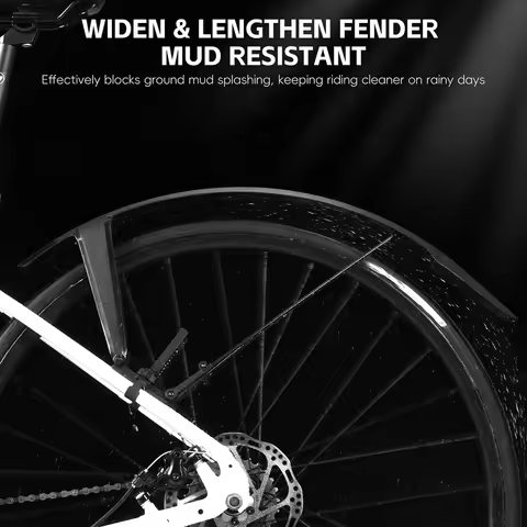 WEST BIKING Bike Fender Set 2PCS Full Coverage Bicycle Fender Quick-release Bike Front Rear Mudguard