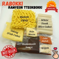 Rabokki/raboki Ramyeon Ramen Tteokbokki/Tokpoki/Topokki with Cheese (Topoki Instant Halal)