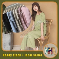 Borong Women Pajamas Ice Silk Pyjamas Baju Tidur Perempuan Free Size Loose Home Sleepwear Pajamas