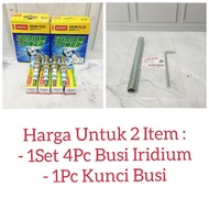 Iridium Power Spark Plug + Spark Plug Key Xtrail T30 Serena C24 Original 1Set