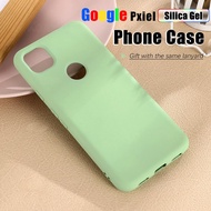For Google Pixel 5 4 4A 4XL XL Pixel4A Pixel5 5G Casing Hard TPU Liquid Silica Gel Back Phone Case Cover