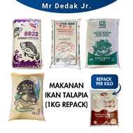 [1KG] [REPACK] Dedak Makanan Ikan|Fish Feed|Dedak Ikan Talapia|Dedak Ikan|Talapia|Keli|Kelah|Puyu St
