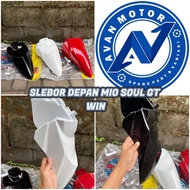 FRONT MUDGER FRONT MUDGER MIO SOUL GT BLACK MAROON WIN || FRONT MUDGER FOR MIO SOUL GT WIN